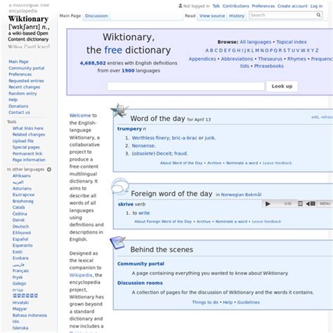 Wiktionary, the free dictionary.